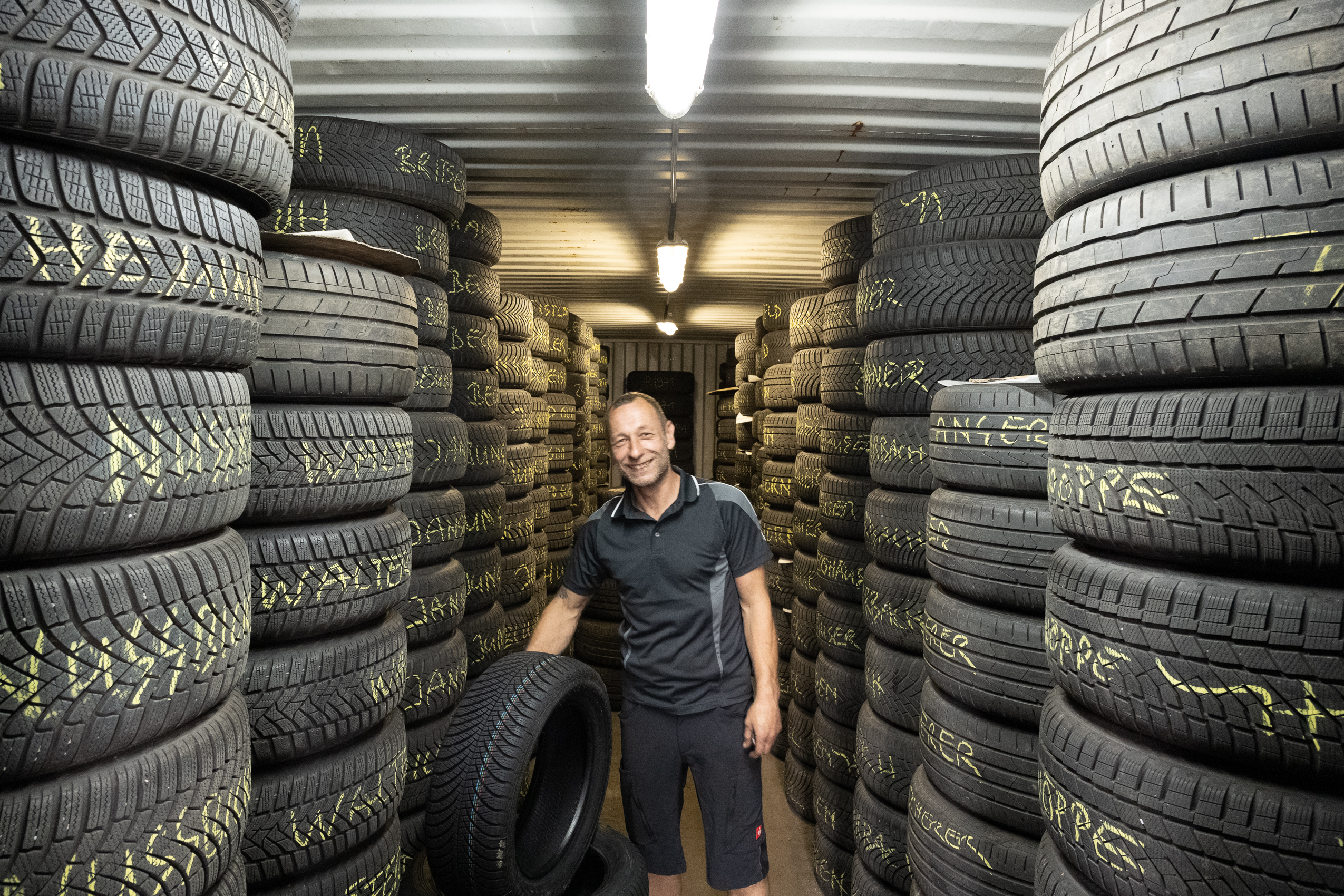 Sommerreifen Lager, Winterreifen Lager